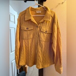 New In Yellow Utility Jacket